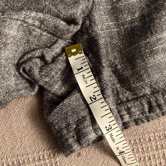 Gray Linen Shorts - Picture 9 of 9